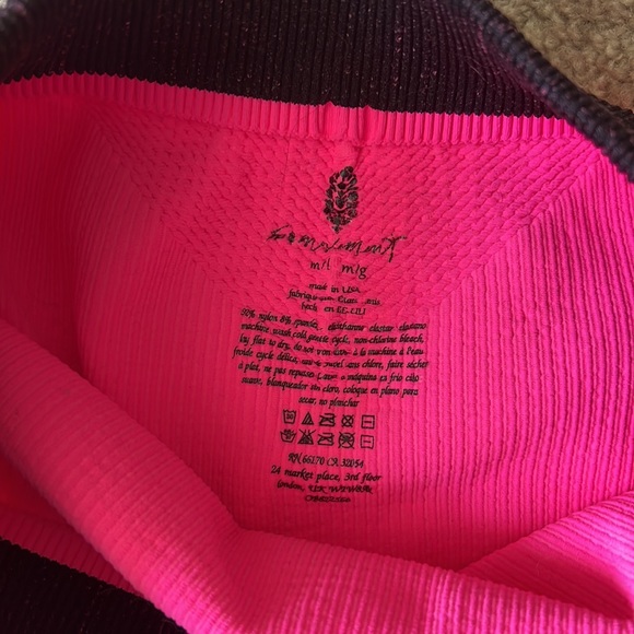 Free People Neon Pink Shorts - Picture 3 of 3